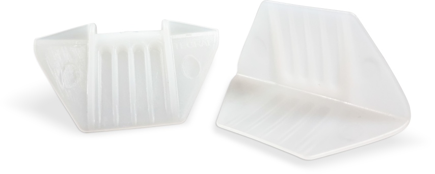 Dura-Grip Plastic Edge Protectors - 62 X 30 X 30 mm - Box of 1000