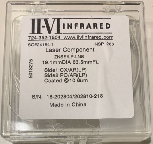 Co2 Laser Lens made by II-VI - Finished in China