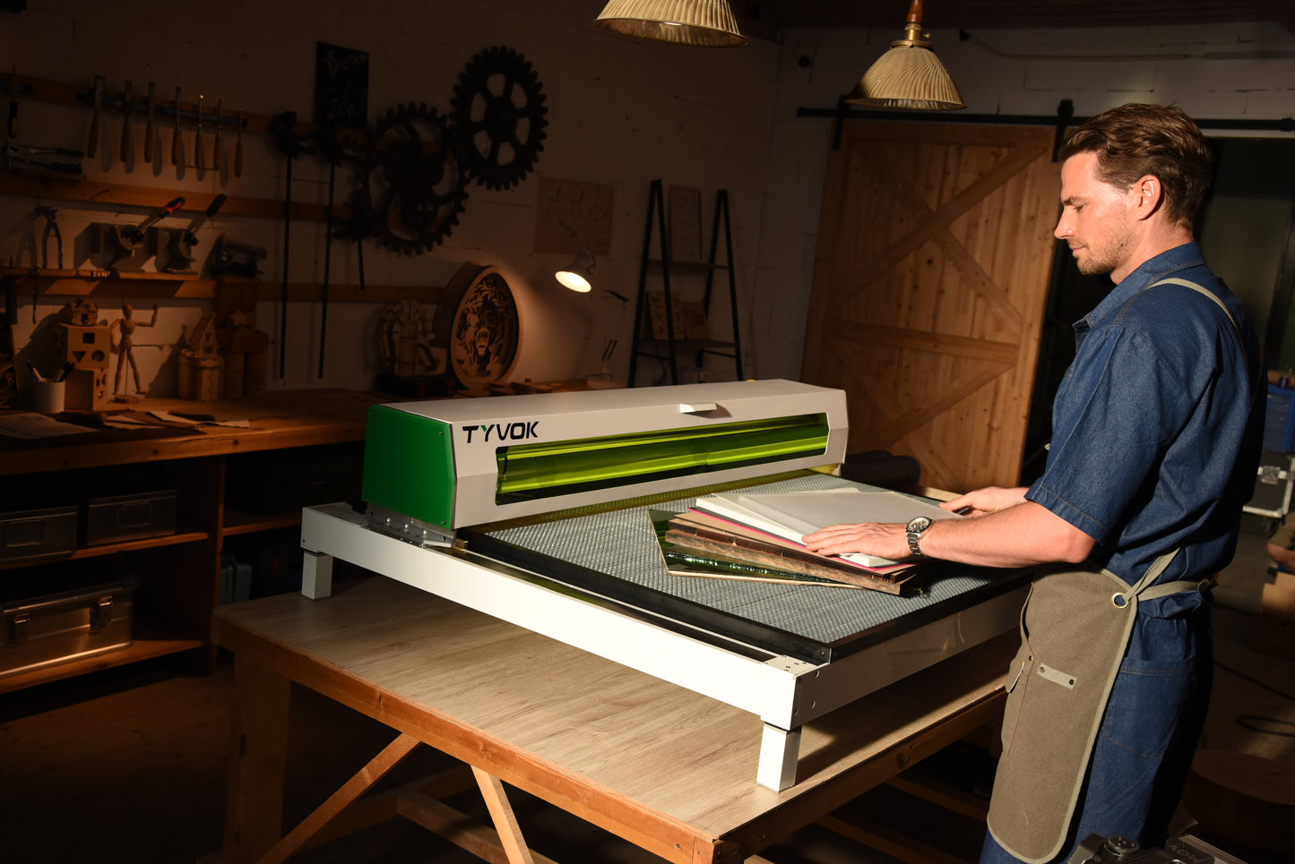 All New Tyvok K1  Co2 Laser Cutting and Engraving machine