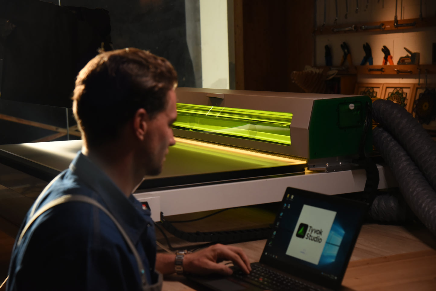 All New Tyvok K1  Co2 Laser Cutting and Engraving machine