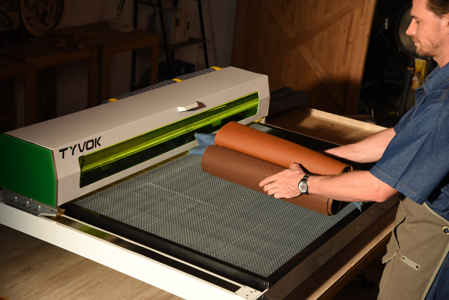 All New Tyvok K1  Co2 Laser Cutting and Engraving machine