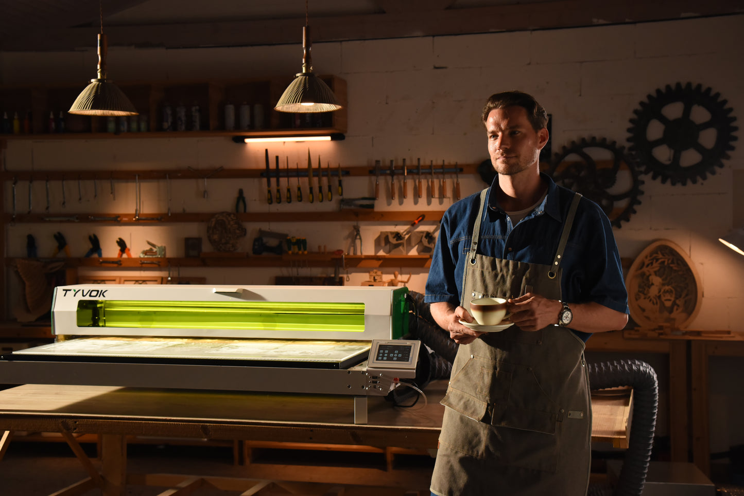 All New Tyvok K1  Co2 Laser Cutting and Engraving machine