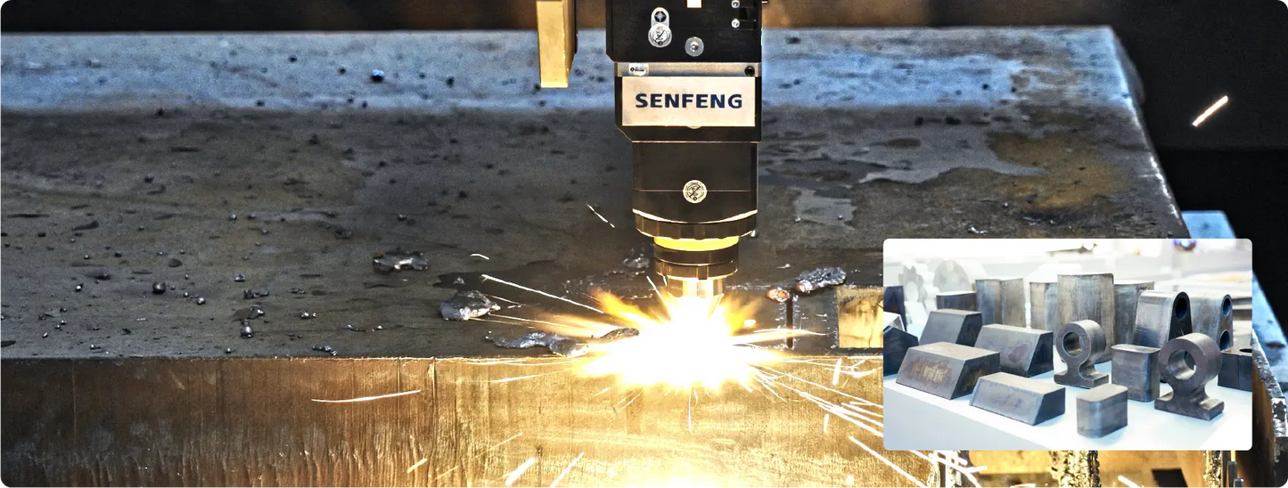 SENFENG TXP Series Laser & Flame Hybrid Cutting Machine 12030TXP