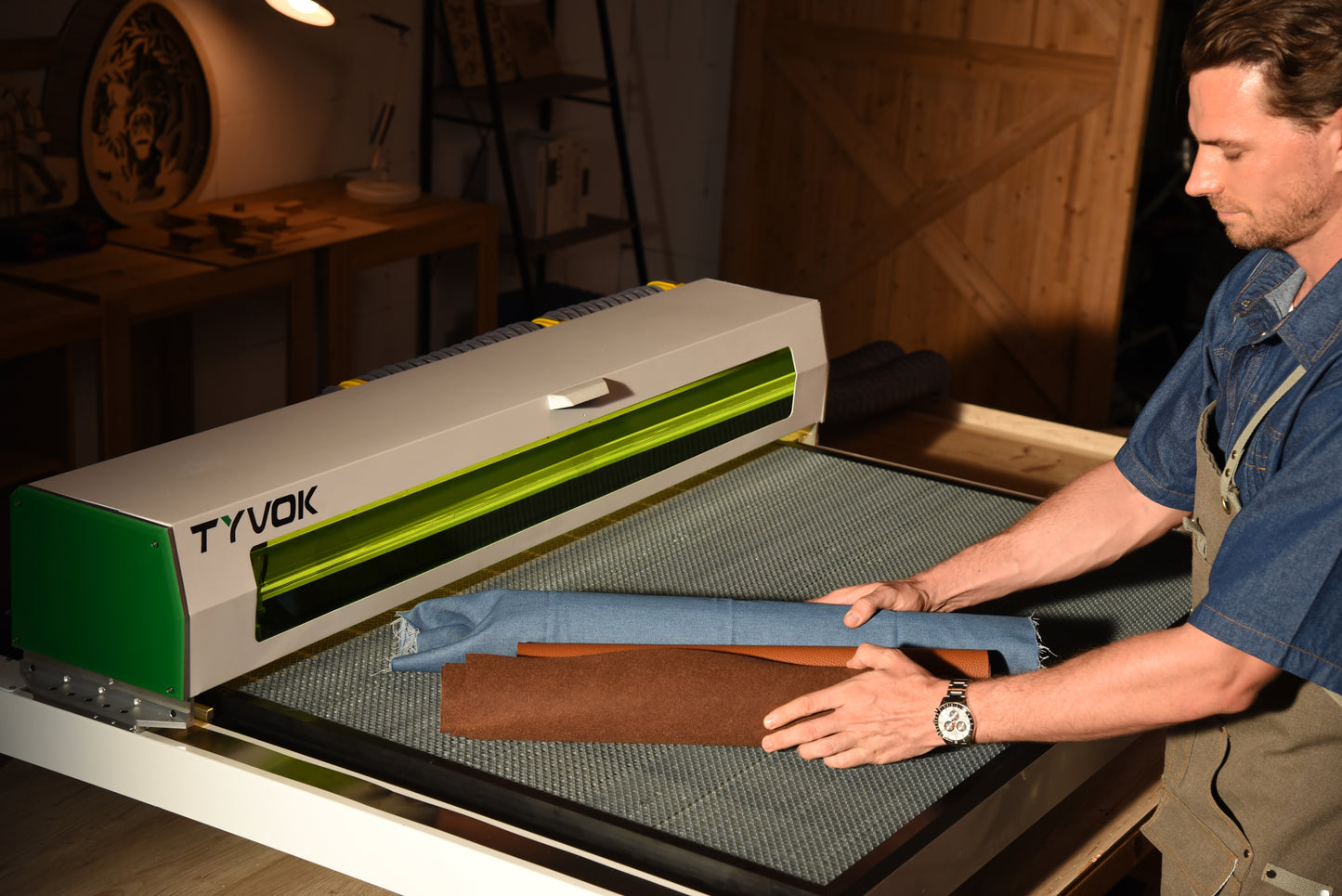 All New Tyvok K1  Co2 Laser Cutting and Engraving machine