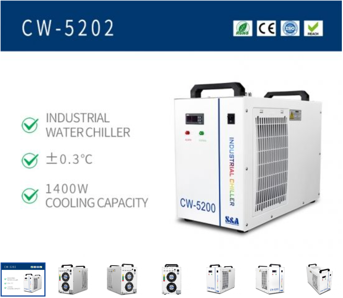 CW-5202 Co2 Laser Water Chillers – Plasquip