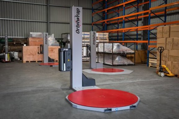 OR-5000 Orbitwrap Maxi Stretch Wrapper 2.5m Wrap Height - 1.65m Table - 150-400% Powered Pre-Stretc