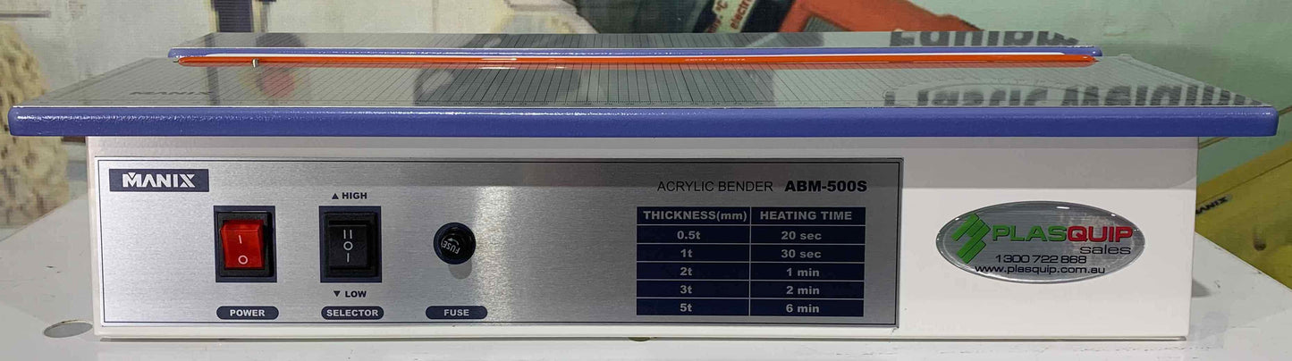 Plasquip Acrylic Bending Machine ABM-500S - Plasquip