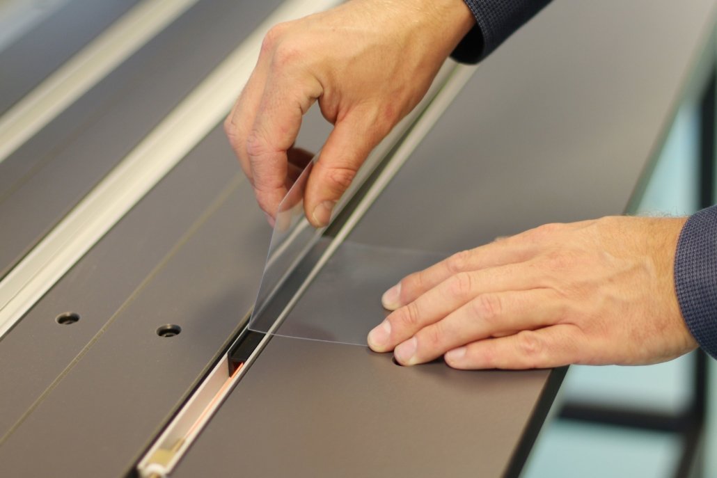Bending thin items on the Shannon HRT bending machine