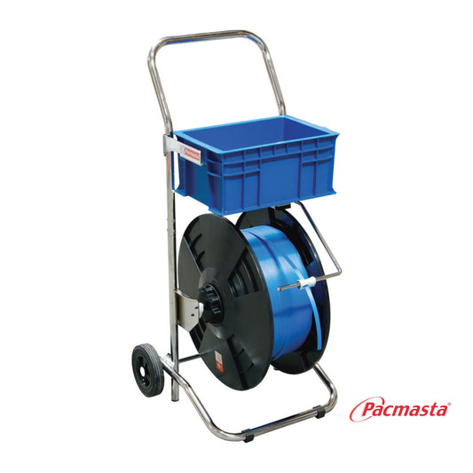 Mobile Strap Dispenser with Plastic Discs & Bucket for PP Strap – Pacmasta PMC-100