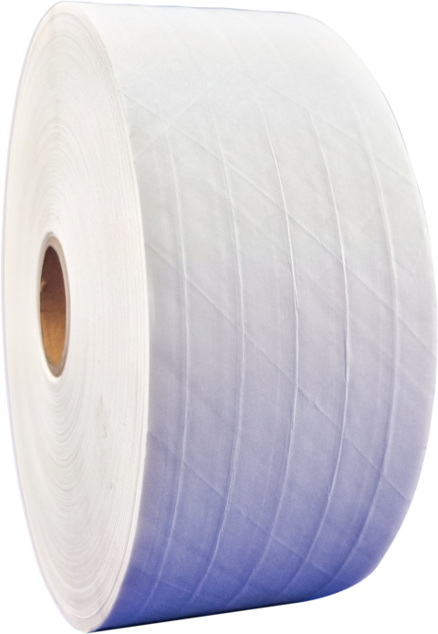 White Reinforced Gummed Paper Tape - SAVE - 70 mm X 184 m