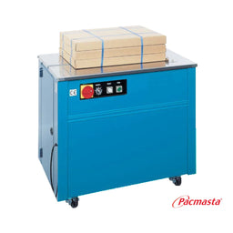 The Pacmasta TMS-300 is an affordable, portable, and compact semi-auto strapping machine