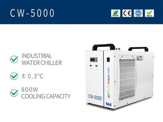 CW-5000 Co2 Laser Water Chiller - Plasquip