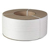 12 mm X 0.63 mm White PP Premium Machine Strap - 3000 M - 130 Kg B/S & Core 200 mm