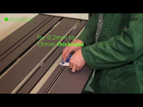 Demonstration of the Shannon HRT range of Plastic / Acrylic Bending Machine
